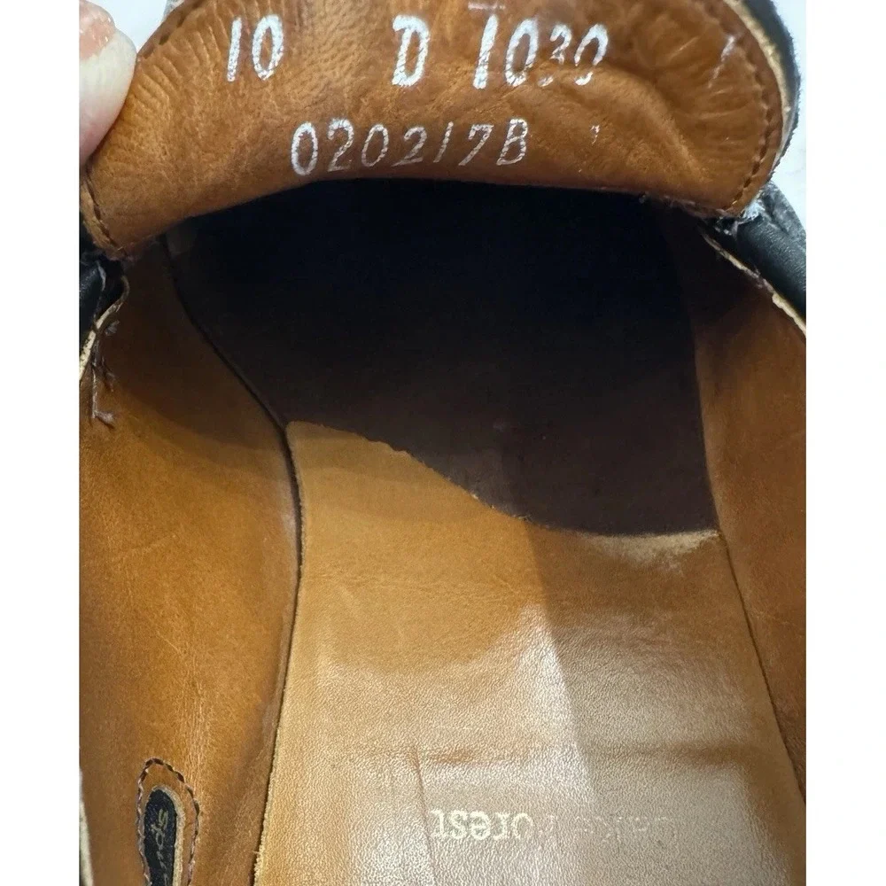 Allen Edmonds Men's Black Lake Forest Leather Penny Loafers Size 10D